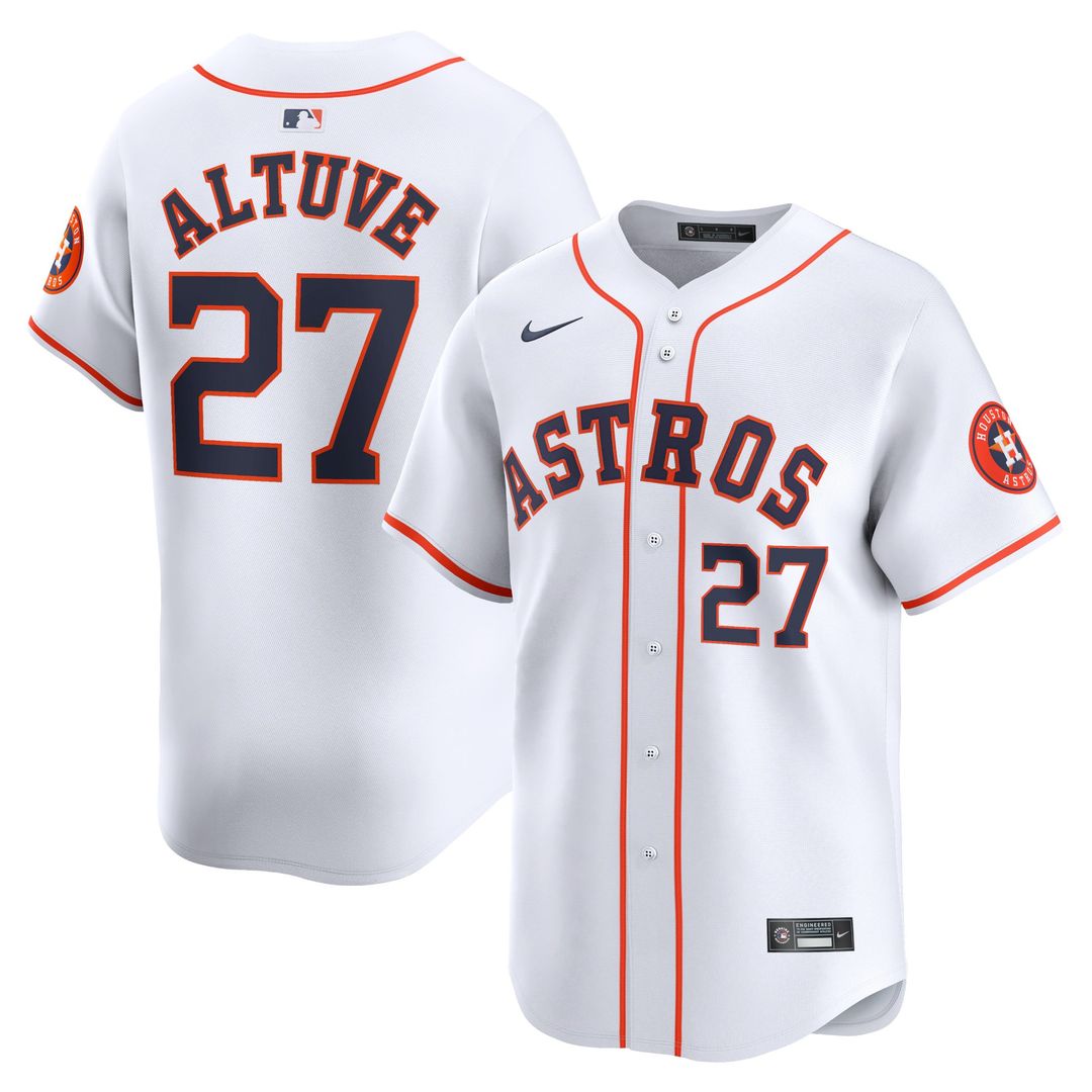 Houston Astros Jose Altuve Home Limited Jersey | White