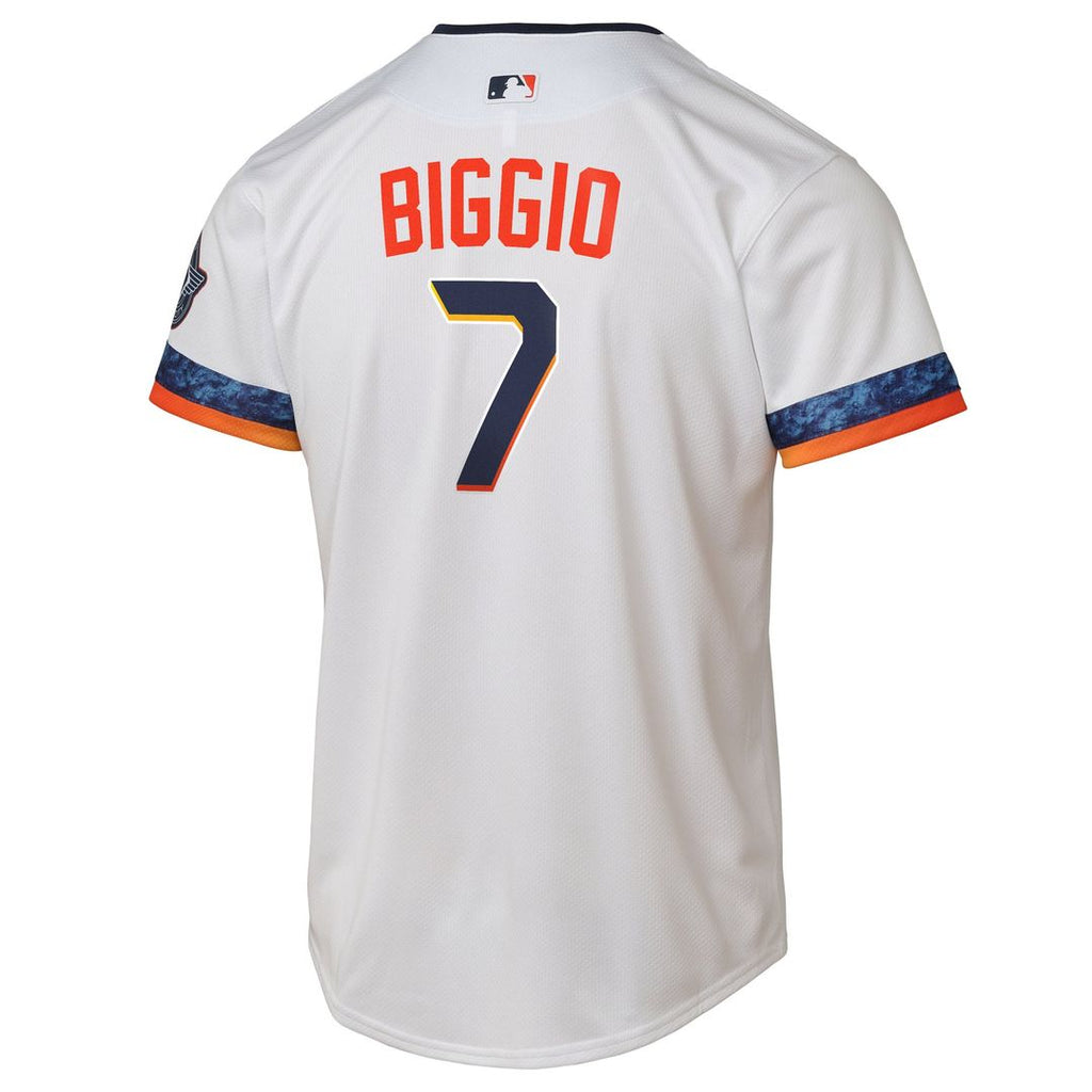 Houston Astros Craig Biggio Youth 2025 City Connect Limited Jersey | White