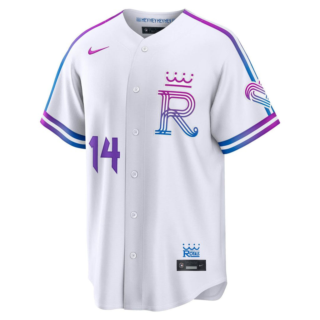 Kansas City Royals Jac Caglianone 2026 City Connect Stadium Jersey | White