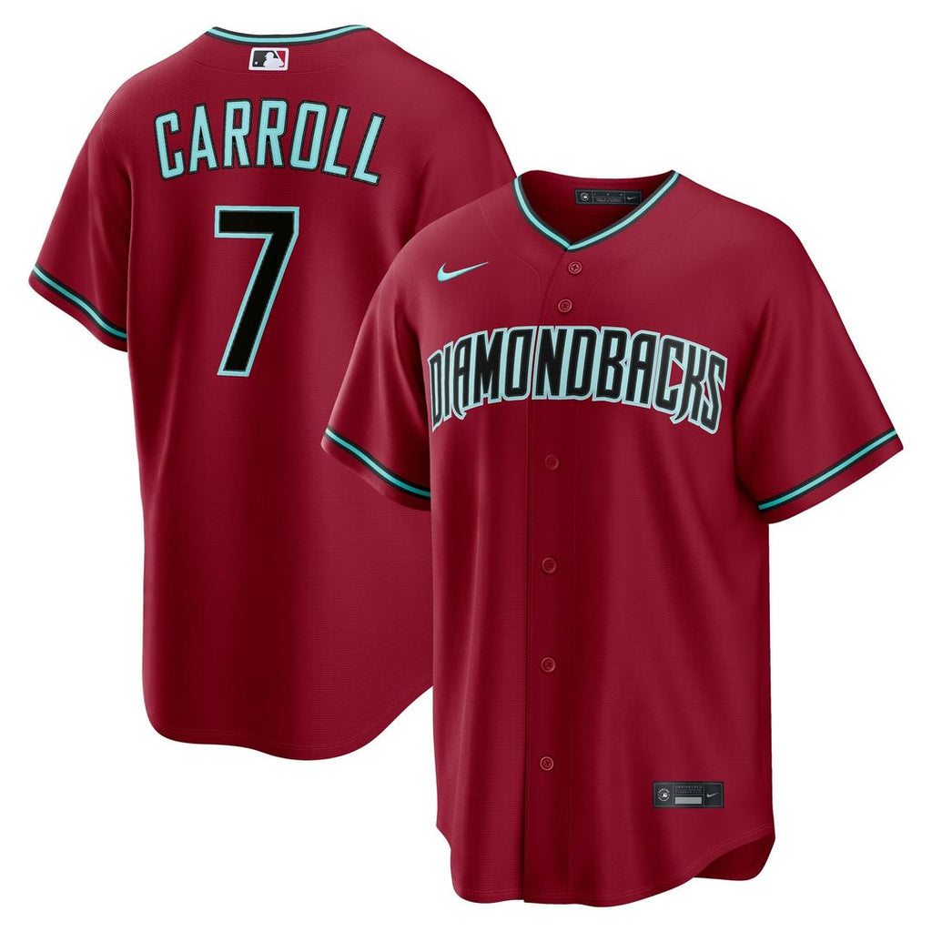 Arizona Diamondbacks Corbin Carroll Alternate 2 Replica Jersey | Crimson