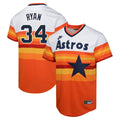 Houston Astros Nolan Ryan Youth Cooperstown Limited Jersey | White