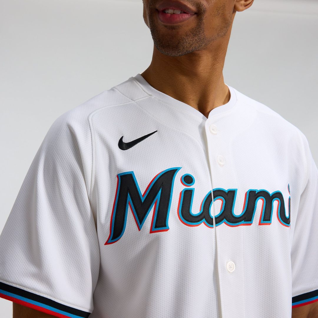 Miami Marlins Home Limited Jersey | White
