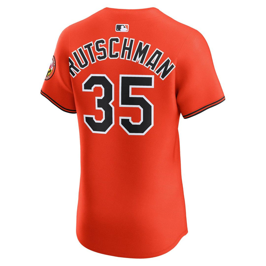 Baltimore Orioles Adley Rutschman Alternate Elite Jersey | Black