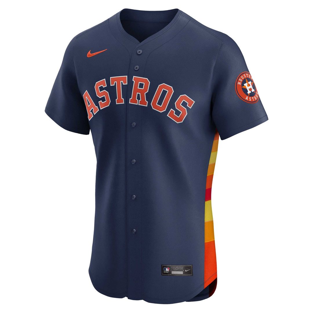 Houston Astros Jose Altuve Alternate Elite Jersey | Navy