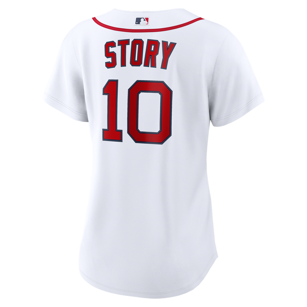Boston Red Sox Trevor Story Women's Home Replica Jersey | White