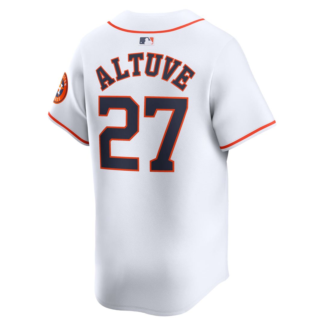 Houston Astros Jose Altuve Youth Home Limited Jersey | White