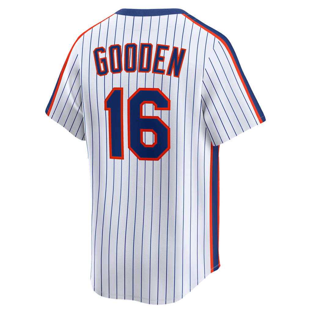 New York Mets Dwight Gooden Cooperstown Limited Jersey | White