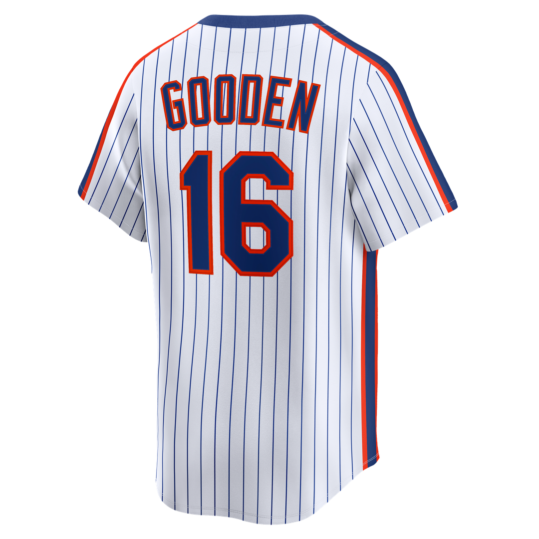 New York Mets Dwight Gooden Cooperstown Limited Jersey | White