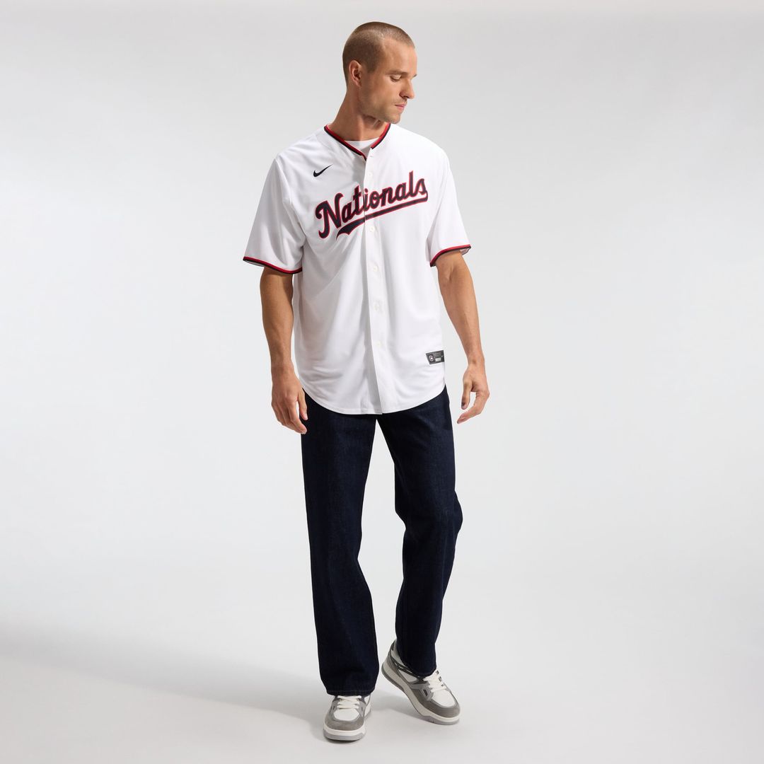 Washington Nationals CJ Abrams Home Replica Jersey | White