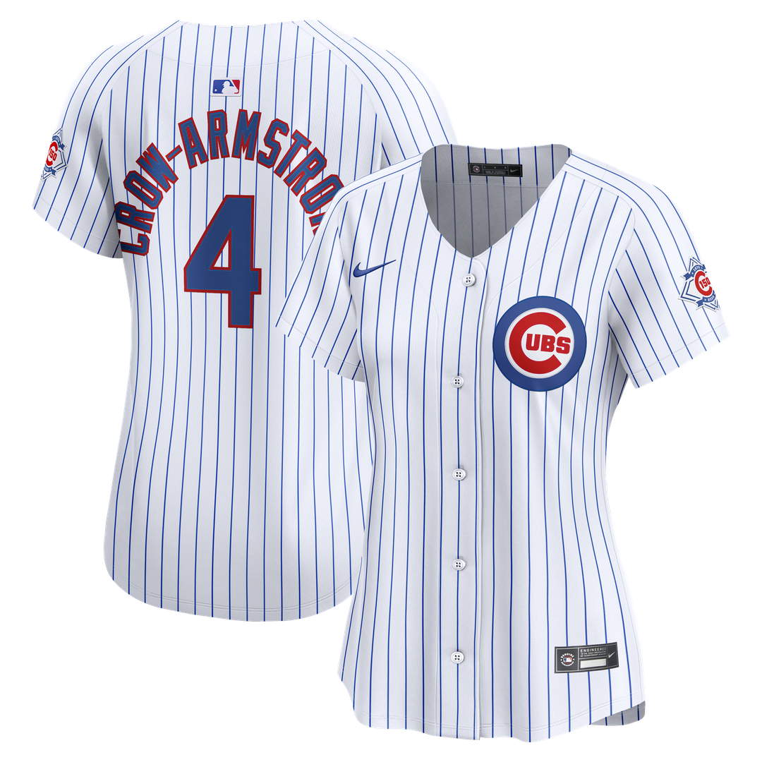 Chicago Cubs Pete Crow - Armstrong Women's 150th Anniversary Limited Jersey | White