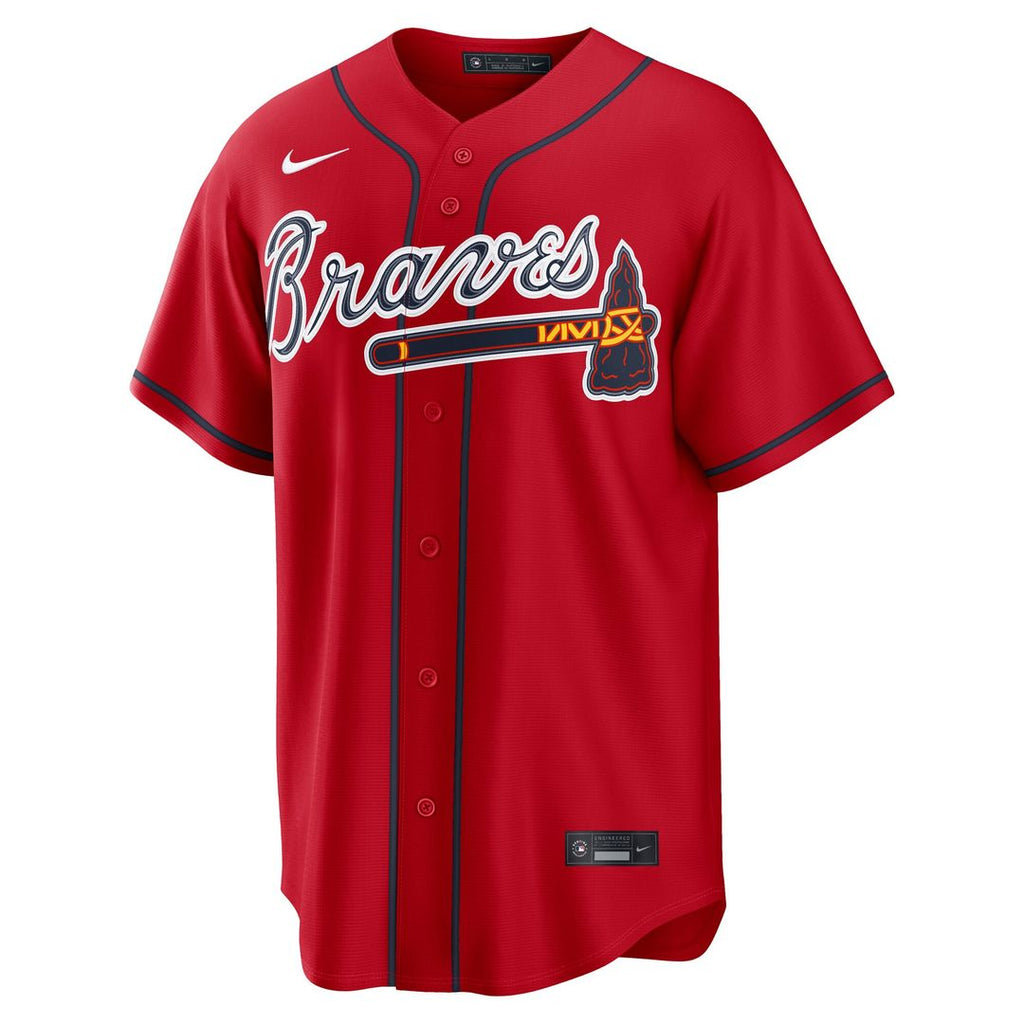 Atlanta Braves Ronald Acuña Jr. Alternate 2 Replica Jersey | Red