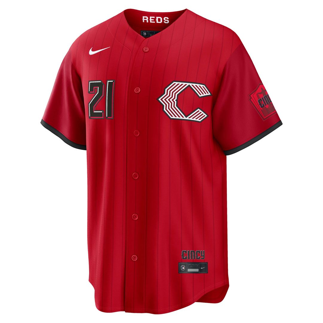 Cincinnati Reds Hunter Greene 2026 City Connect Stadium Jersey | Red