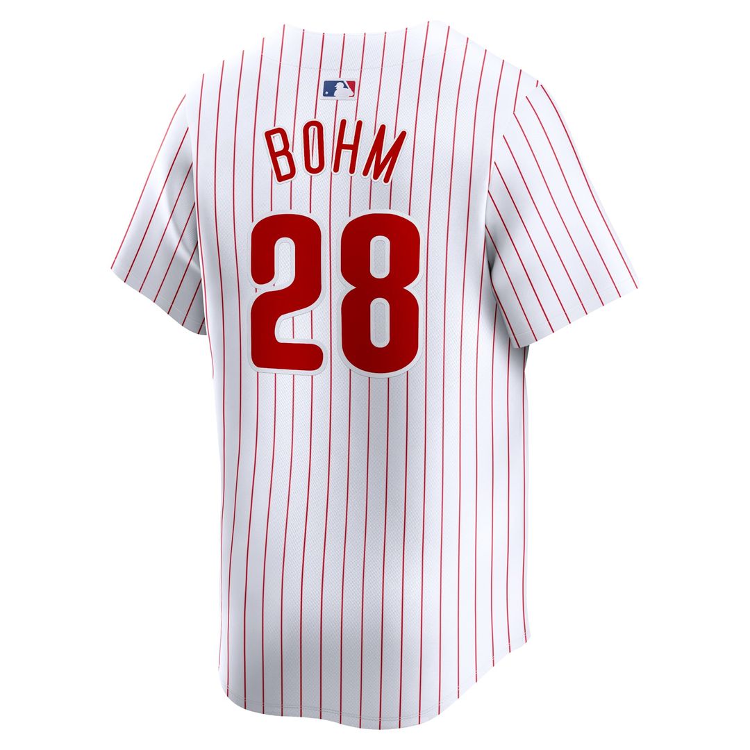 Philadelphia Phillies Alec Bohm Home Limited Jersey | White