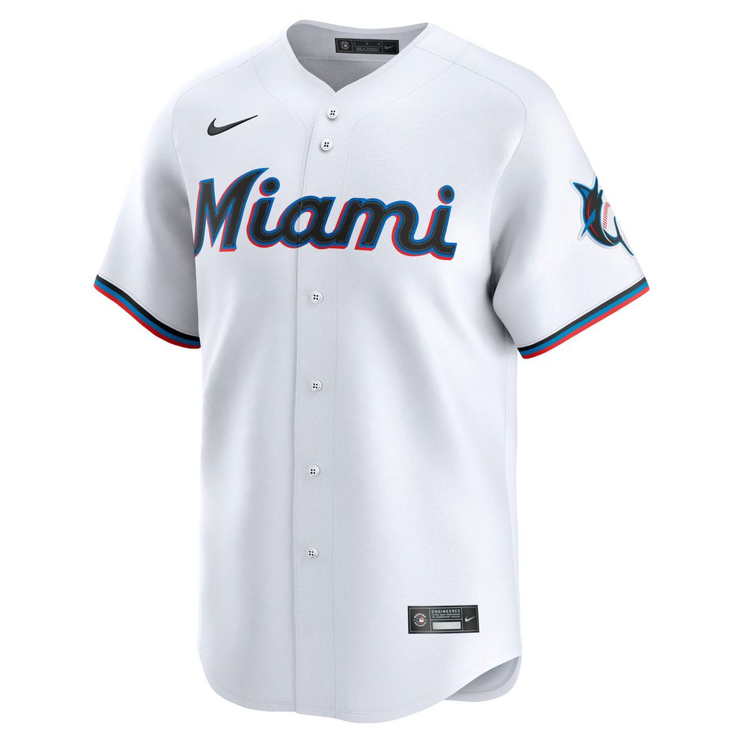 Miami Marlins Home Limited Jersey | White