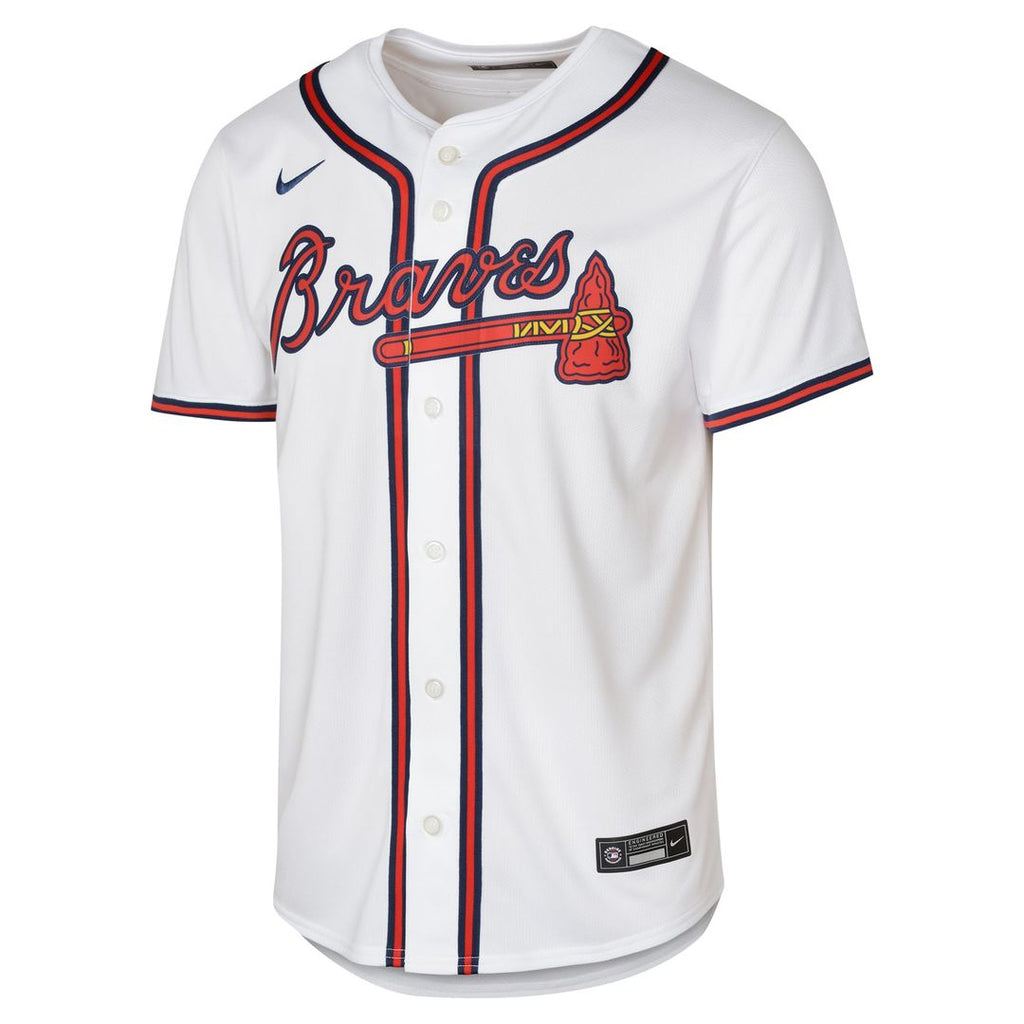 Atlanta Braves Ronald Acuña Jr. Youth Home Limited Jersey | White