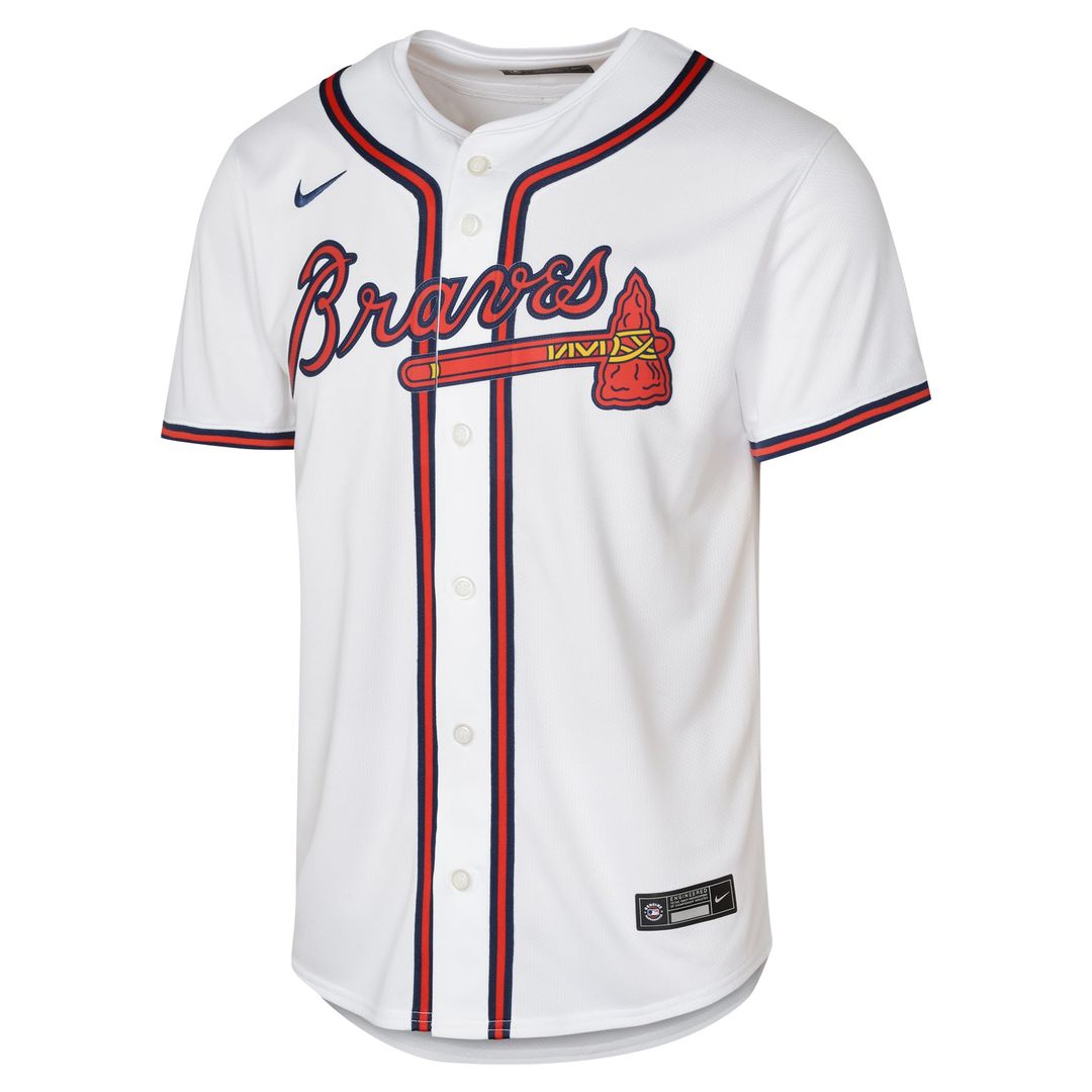 Atlanta Braves Ronald Acuña Jr. Youth Home Limited Jersey | White
