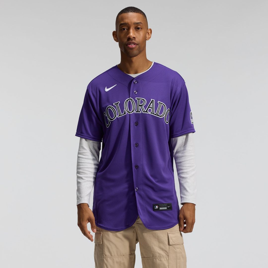Colorado Rockies Alternate Authentic Jersey | Purple