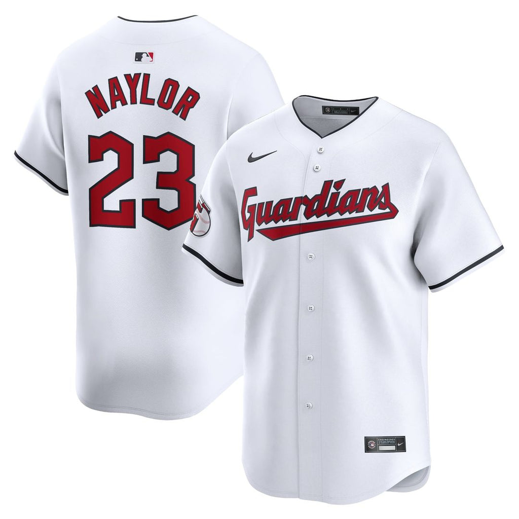 Cleveland Guardians Bo Naylor Home Limited Jersey | White