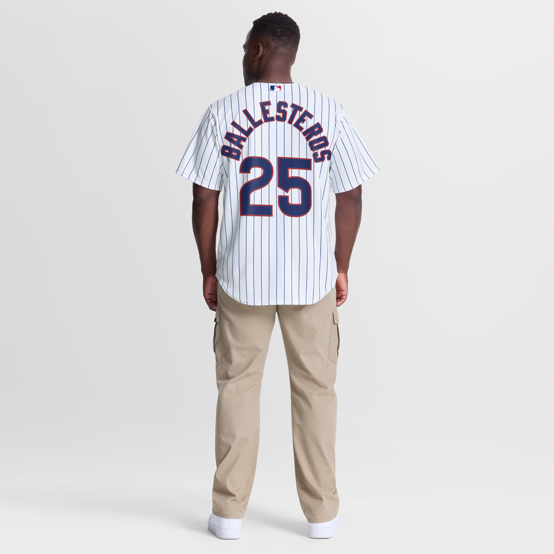 Chicago Cubs Moisés Ballesteros Home Replica Jersey | White