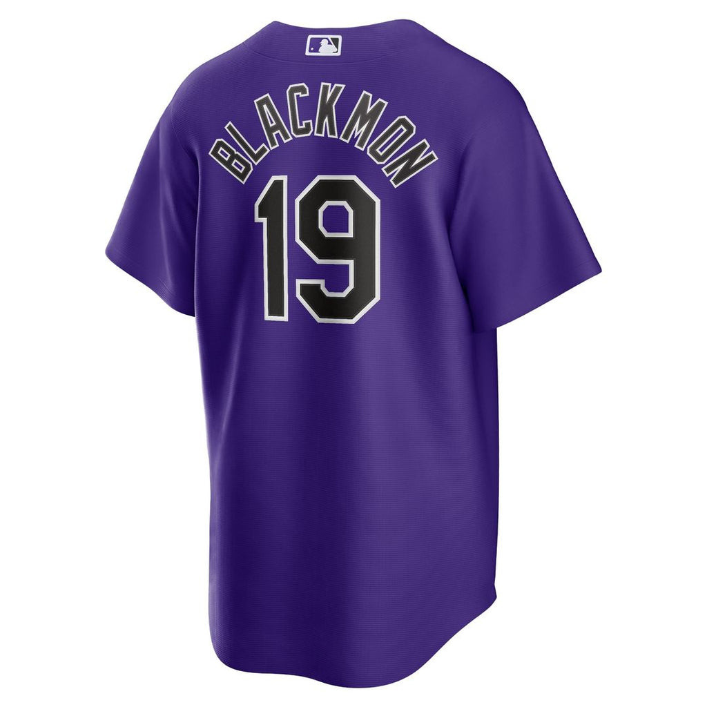 Colorado Rockies Charlie Blackmon Alternate Replica Player Name Jersey | Purple