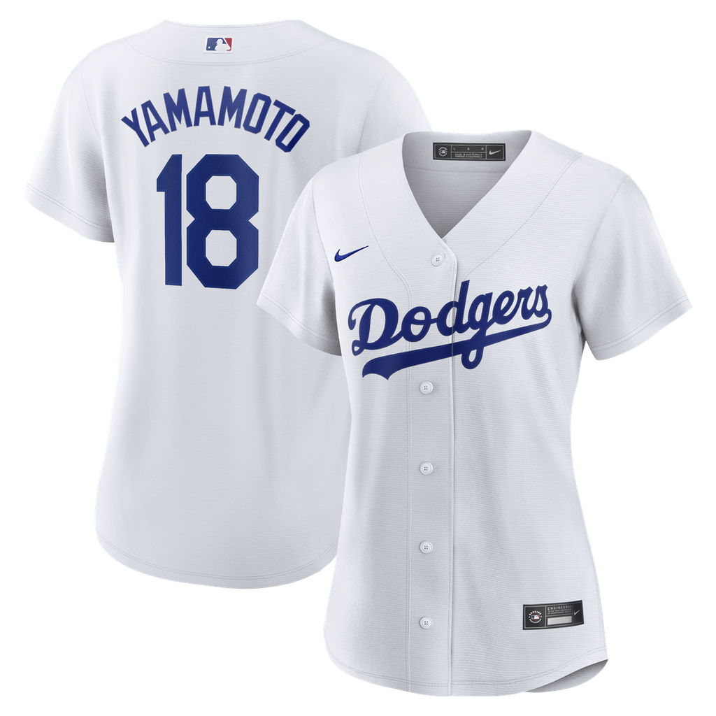 Los Angeles Dodgers Yoshinobu Yamamoto Women's Replica Jersey | White