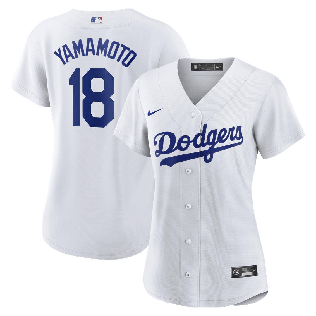 Los Angeles Dodgers Yoshinobu Yamamoto Women's Replica Jersey | White