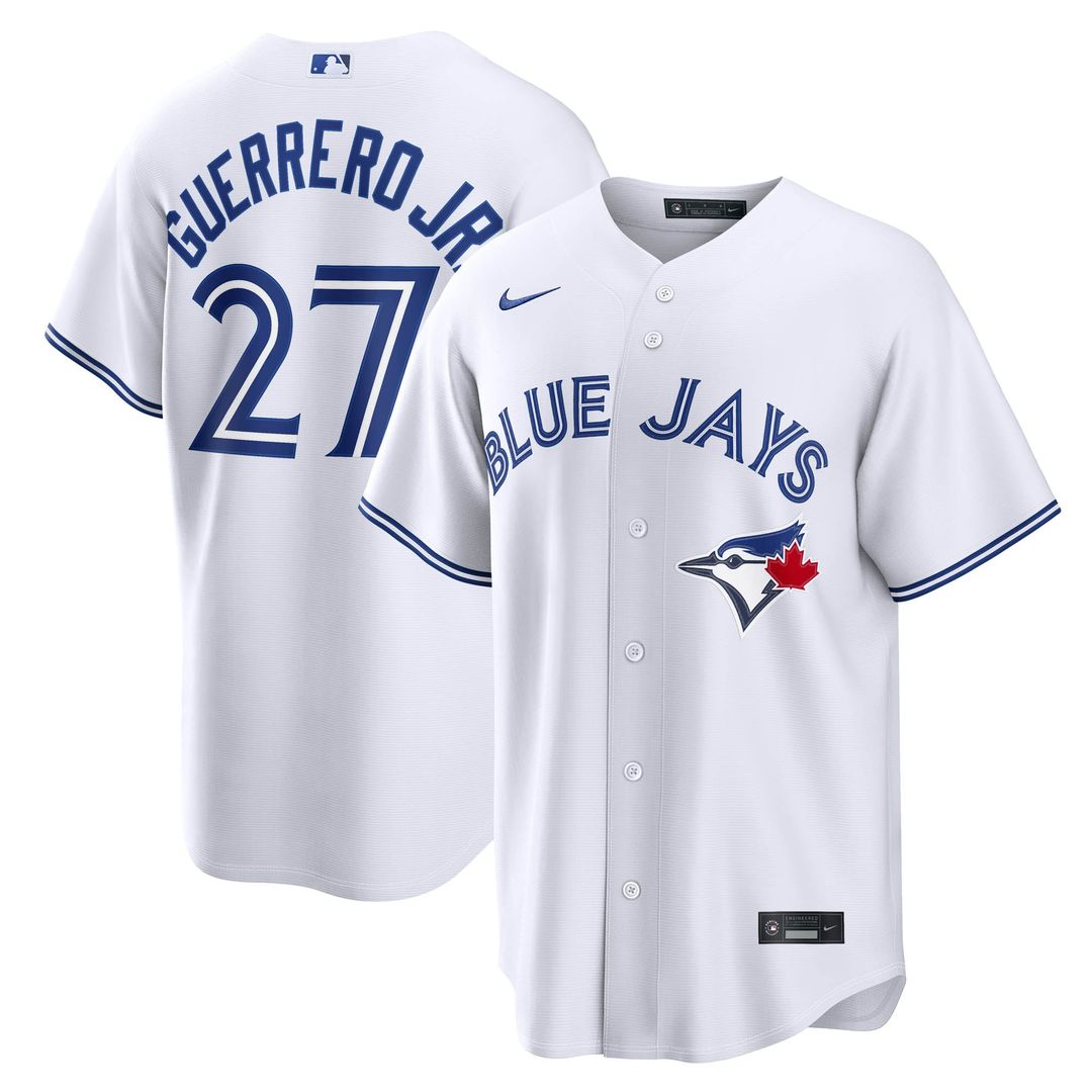 Toronto Blue Jays Vladimir Guerrero Jr. Home Replica Jersey | White