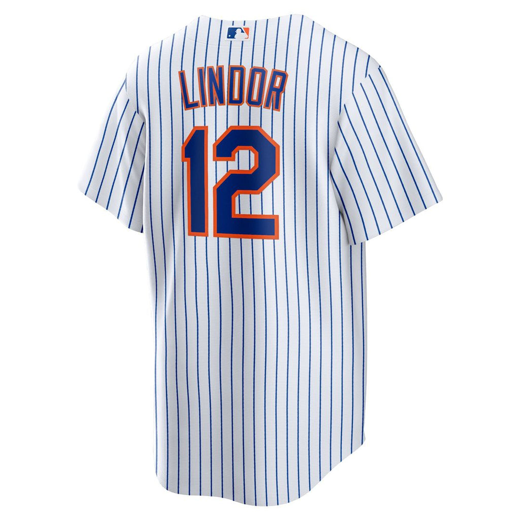 New York Mets Francisco Lindor Home Replica Jersey | White