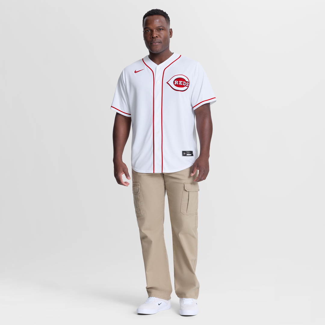 Cincinnati Reds Elly De La Cruz Home Replica Jersey | White
