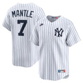New York Yankees Mickey Mantle Throwback Cooperstown Limited Jersey | White