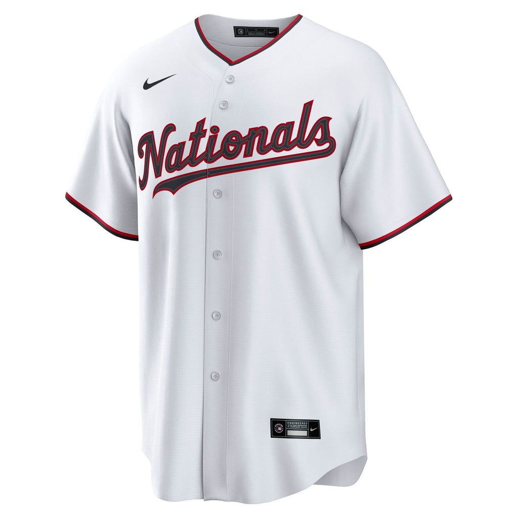 Washington Nationals CJ Abrams Home Replica Jersey | White