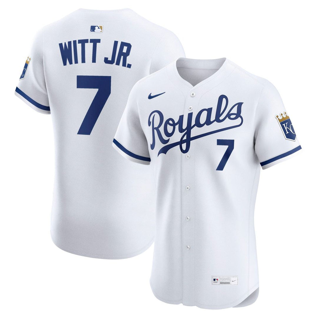 Kansas City Royals Bobby Witt Jr. Home ElitePlayer Jersey | White