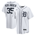 Detroit Tigers Justin Verlander Home Replica Jersey | White