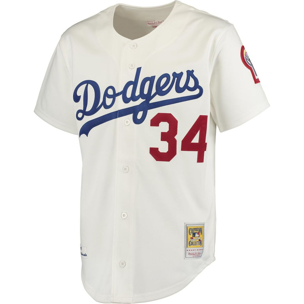 Los Angeles Dodgers Fernando Valenzuela Authentic Jersey | White