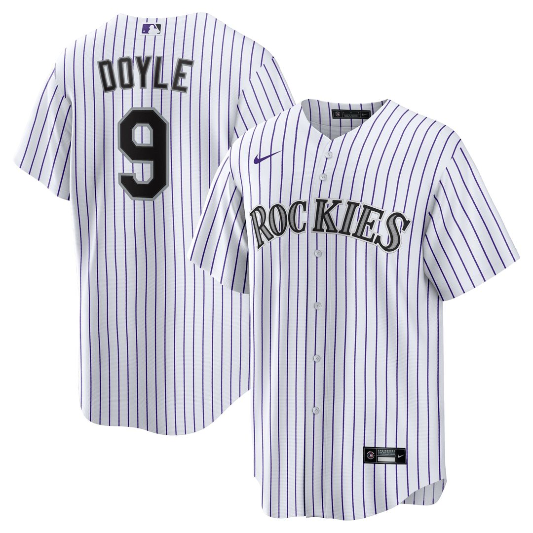 Colorado Rockies Brenton Doyle Home Replica Jersey | White