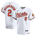 Baltimore Orioles Gunnar Henderson Limited Jersey | White