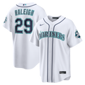 Seattle Mariners Cal Raleigh Home Stadium 50th Season Patch Jersey | White