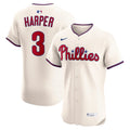 Philadelphia Phillies Bryce Harper Alternate 2 Elite Jersey | Cream