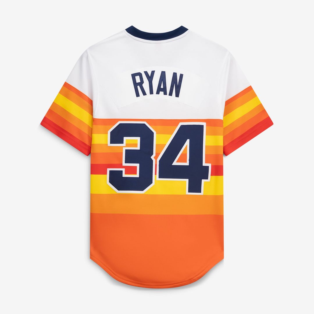 Houston Astros Nolan Ryan Throwback Authentic Jersey | White