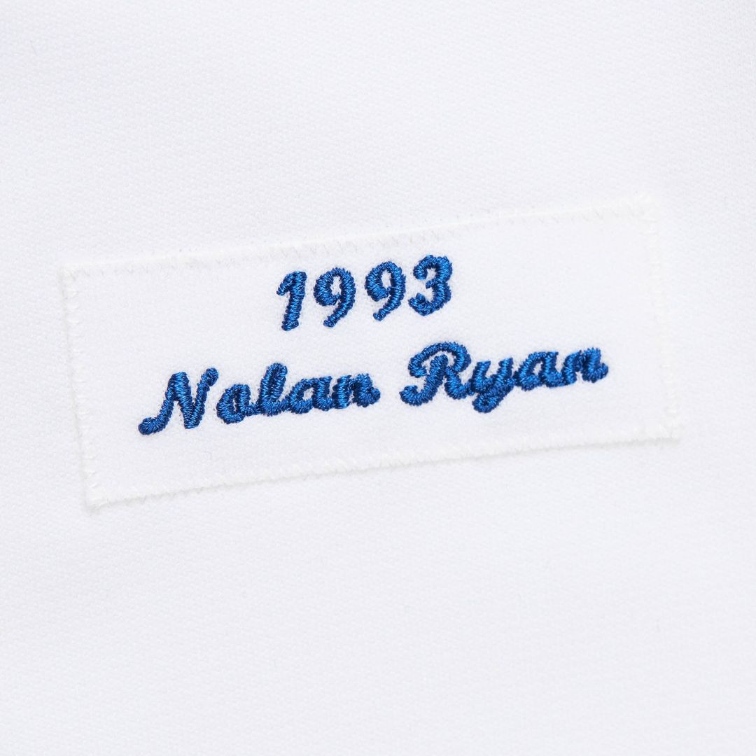 Texas Rangers Nolan Ryan 1993 Cooperstown Authentic Jersey | White