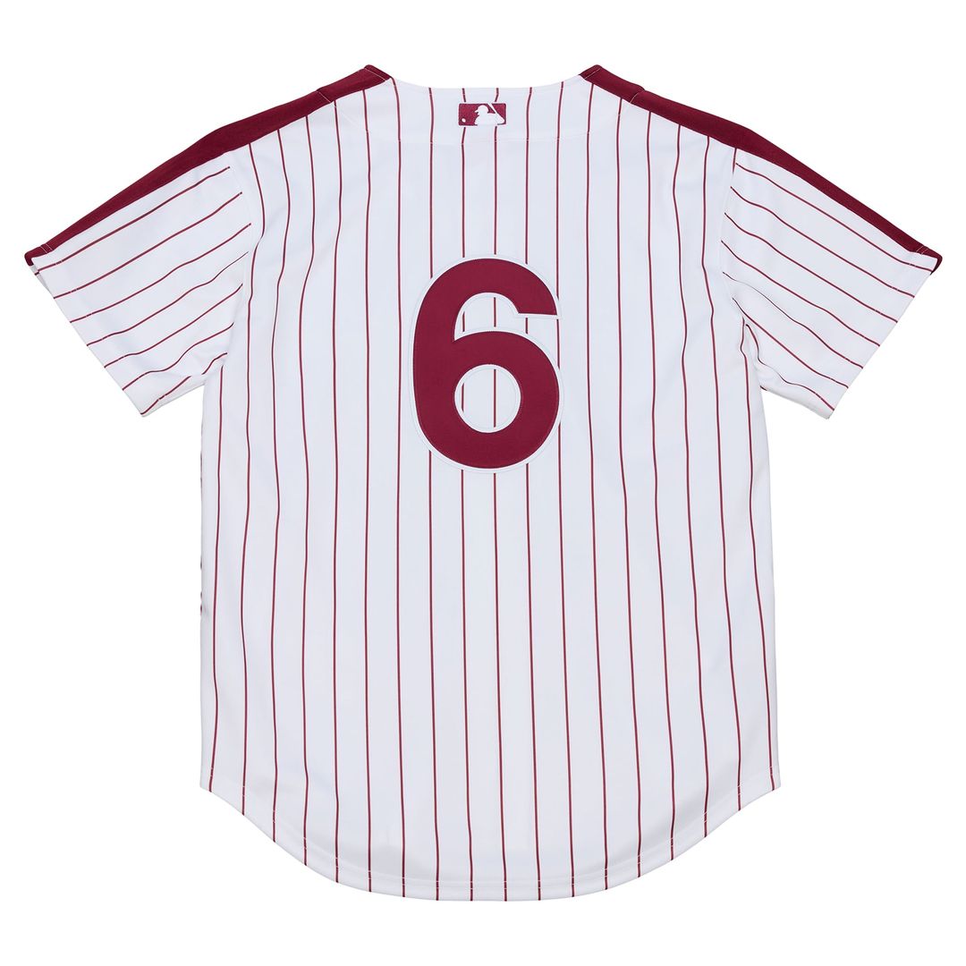 Philadelphia Phillies Jimmy Rollins 2003 Cooperstown Authentic Jersey | White