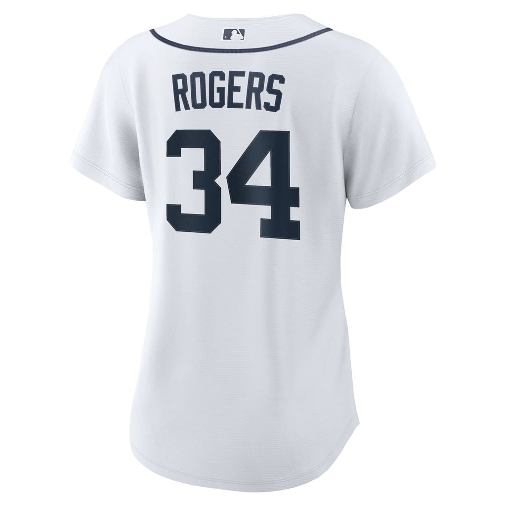 Detroit Tigers Jake Rogers Women's Home Replica Jersey | White