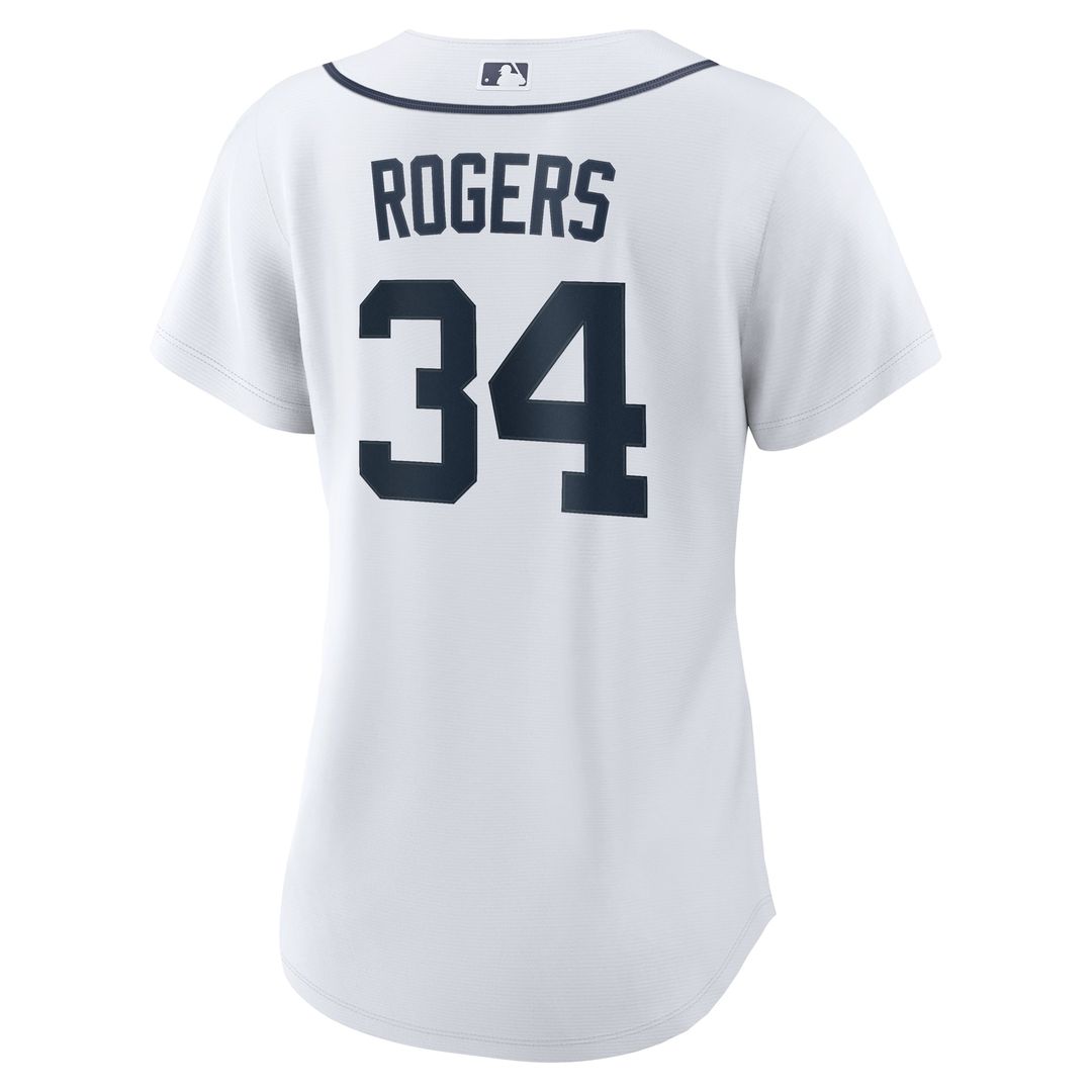 Detroit Tigers Jake Rogers Women's Home Replica Jersey | White