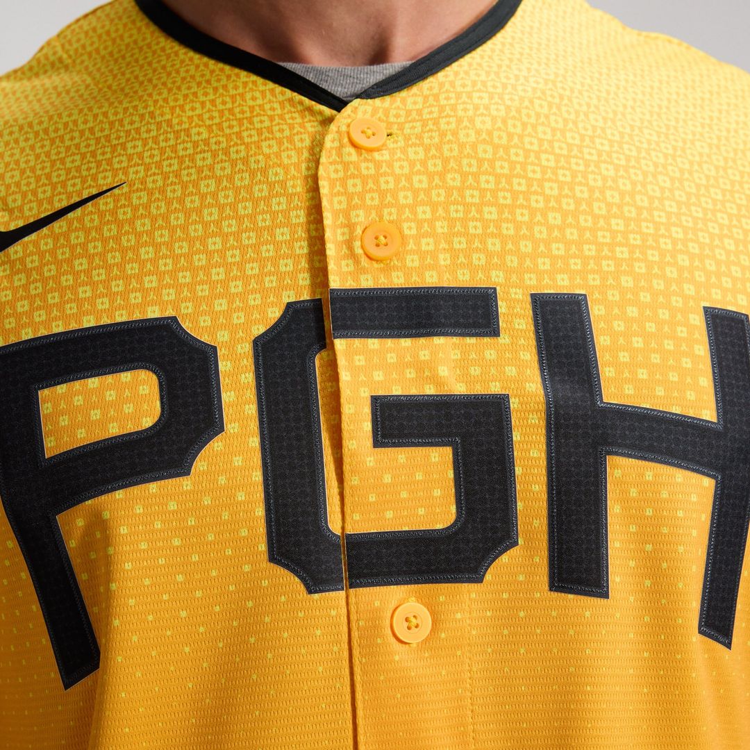 Pittsburgh Pirates City Connect Replica Jersey | Gold