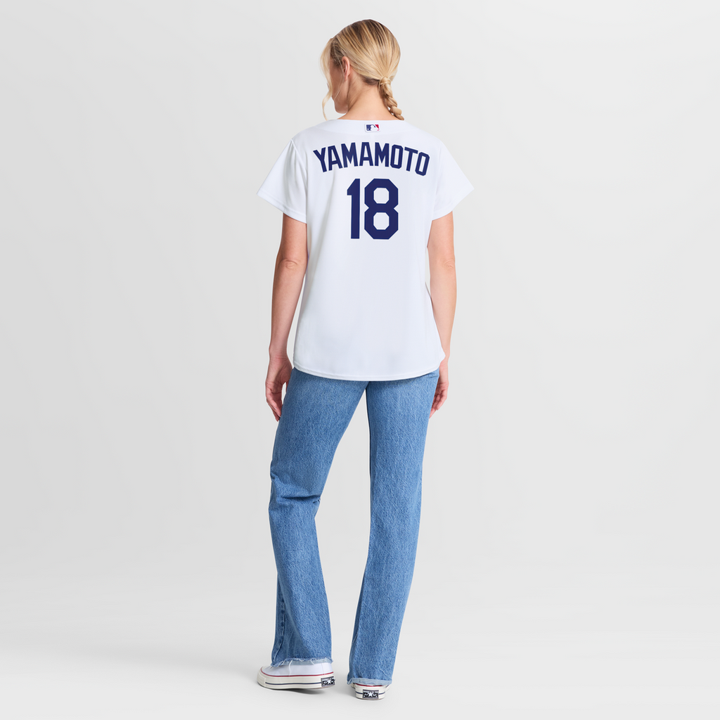 Los Angeles Dodgers Yoshinobu Yamamoto Women's Replica Jersey | White