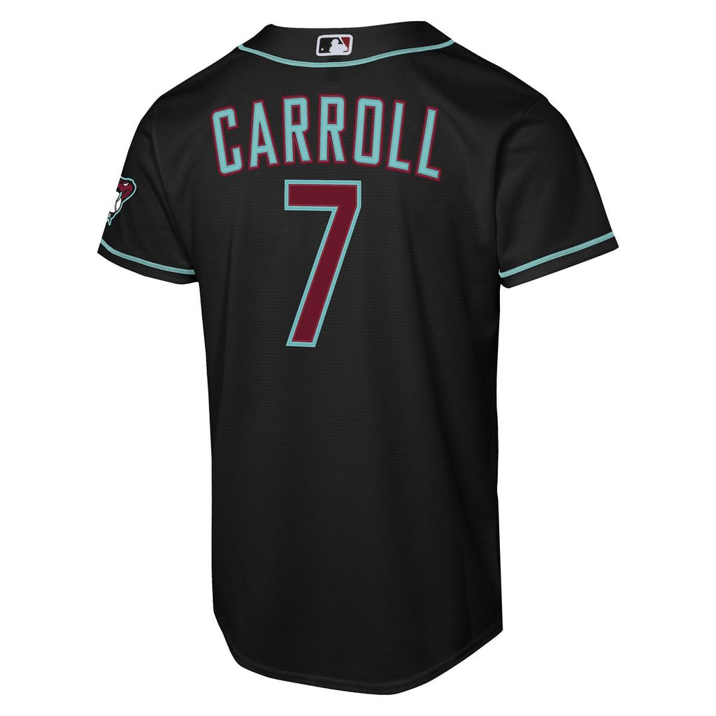 Arizona Diamondbacks Corbin Carroll Youth Alternate Stadium Jersey | Black