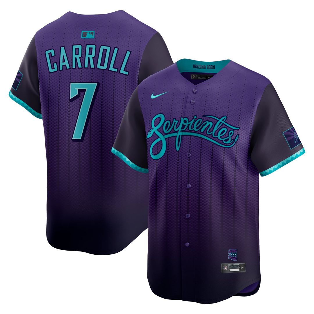 Arizona Diamondbacks Corbin Carroll 2025 City Connect Limited Jersey | Purple