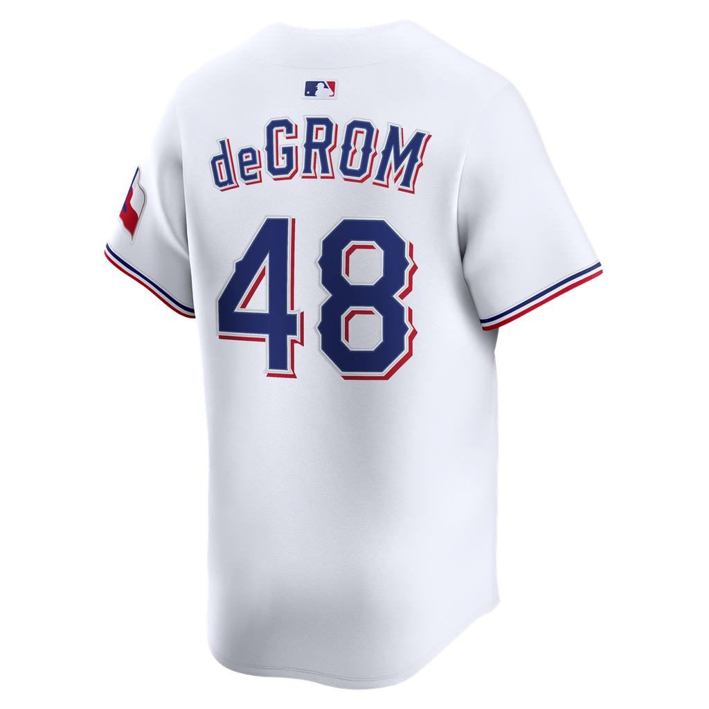 Texas Rangers Jacob deGrom Home Limited Jersey | White