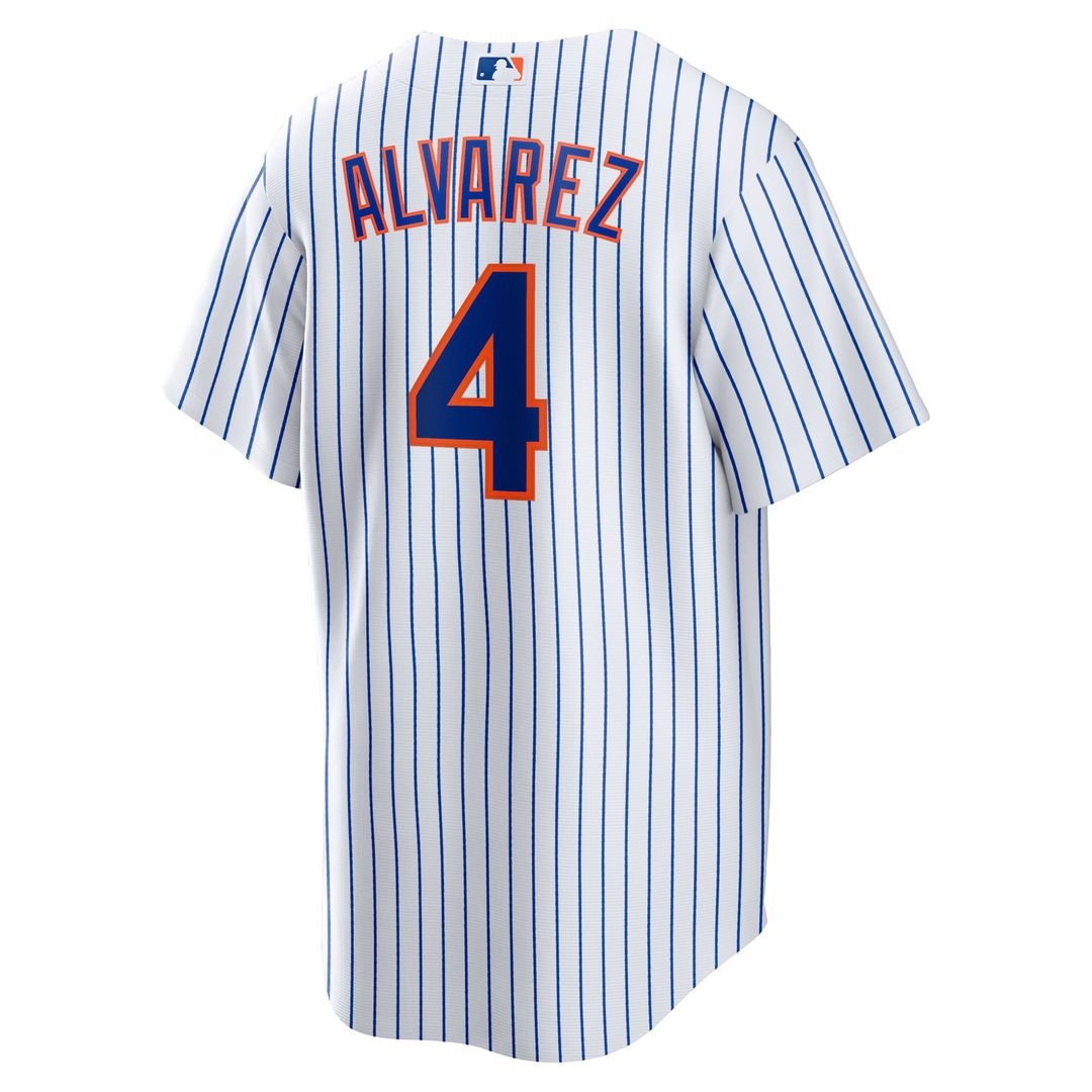New York Mets Francisco Alvarez Replica Jersey | White