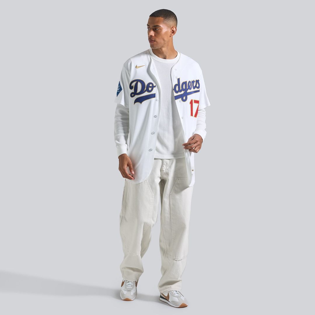 Los Angeles Dodgers Shohei Ohtani 2026 Gold Collection Authentic Jersey | White